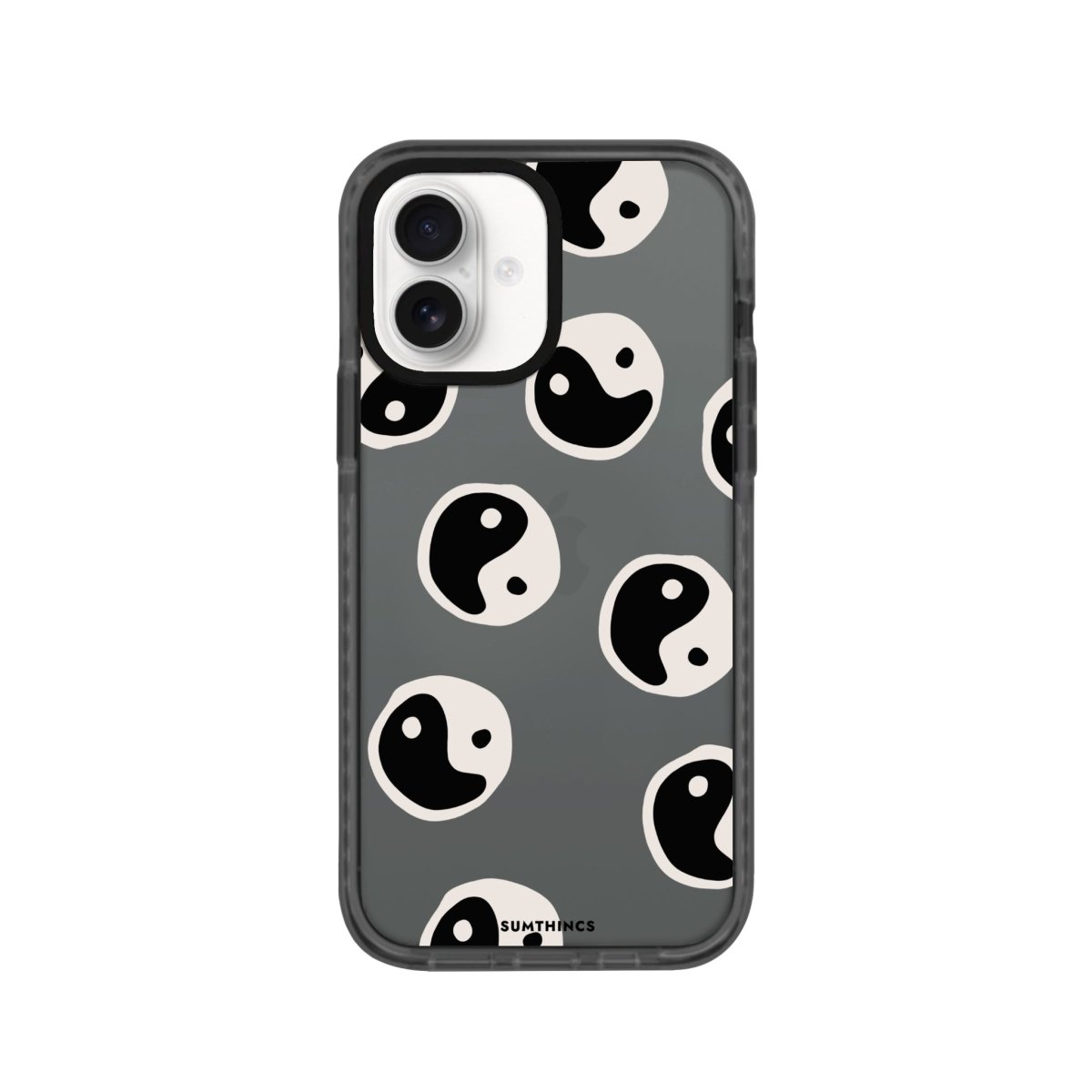 iPhone 16 Balance Procase Şeffaf Telefon Kılıfı Antrasit - SUMTHINCS