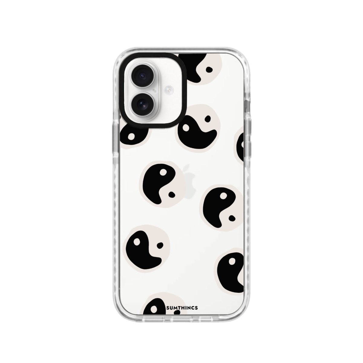 iPhone 16 Balance Procase Şeffaf Telefon Kılıfı Beyaz Şeffaf - SUMTHINCS