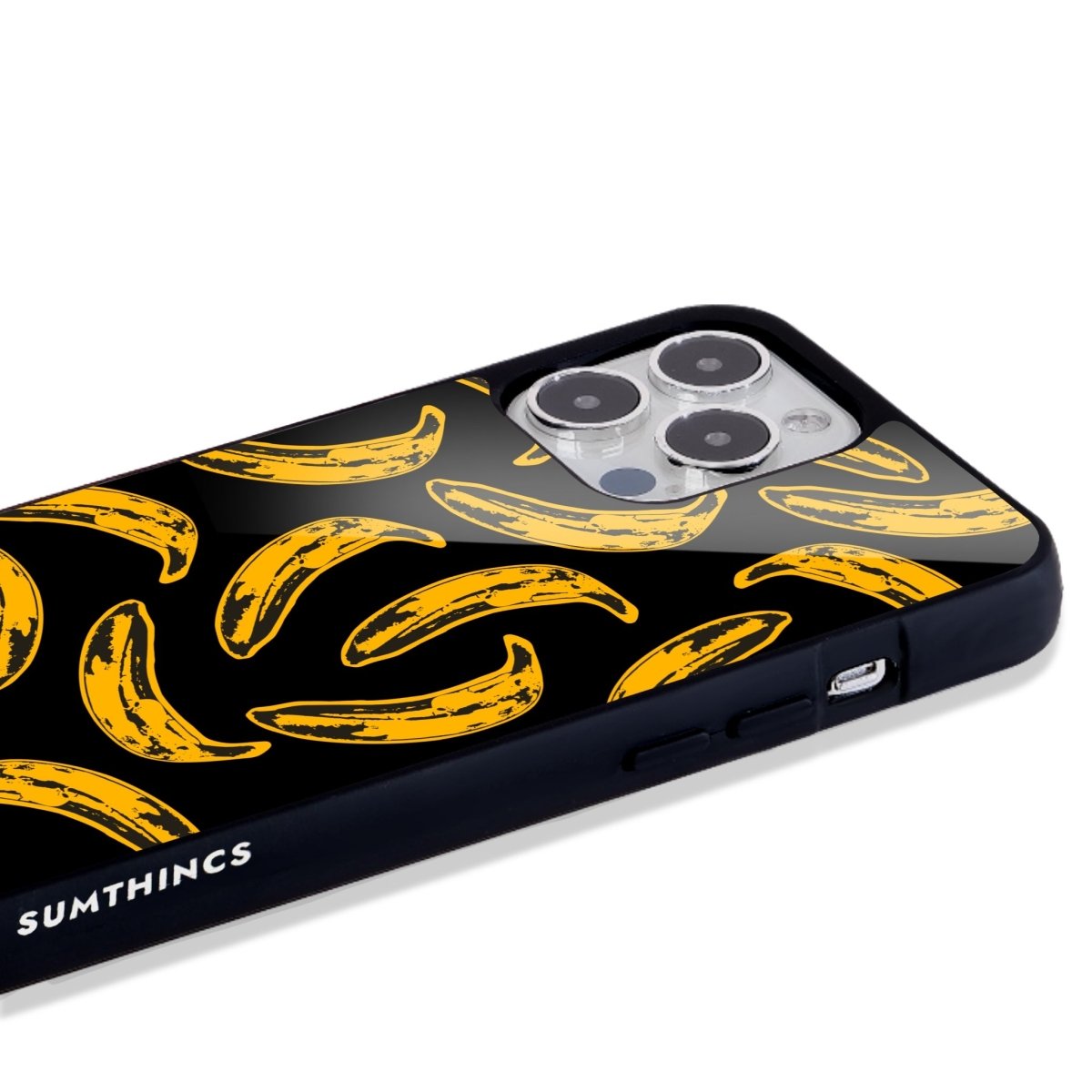 iPhone 16 Banana Glossy Cam Telefon Kılıfı - SUMTHINCS