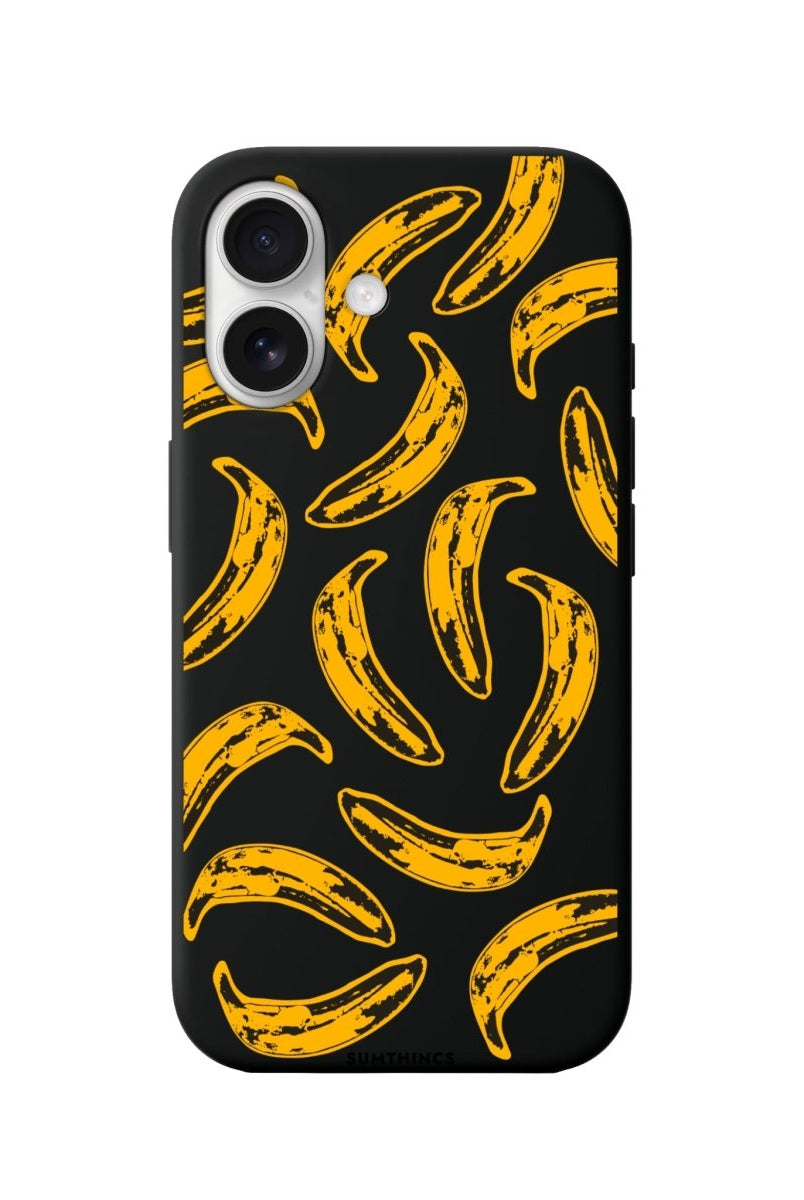 iPhone 16 Bananas Premium Telefon Kılıfı Siyah - SUMTHINCS