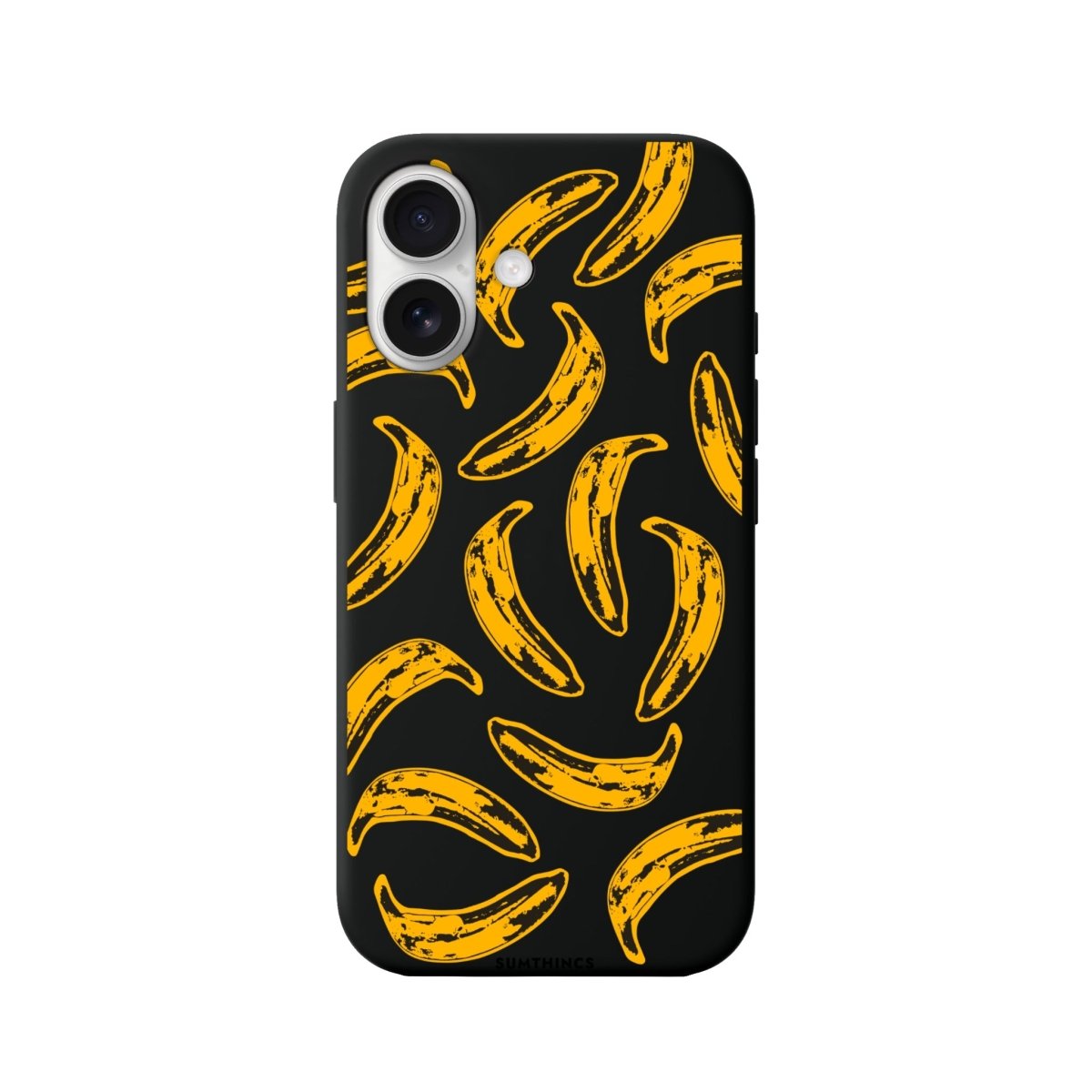 iPhone 16 Bananas Premium Telefon Kılıfı Siyah - SUMTHINCS