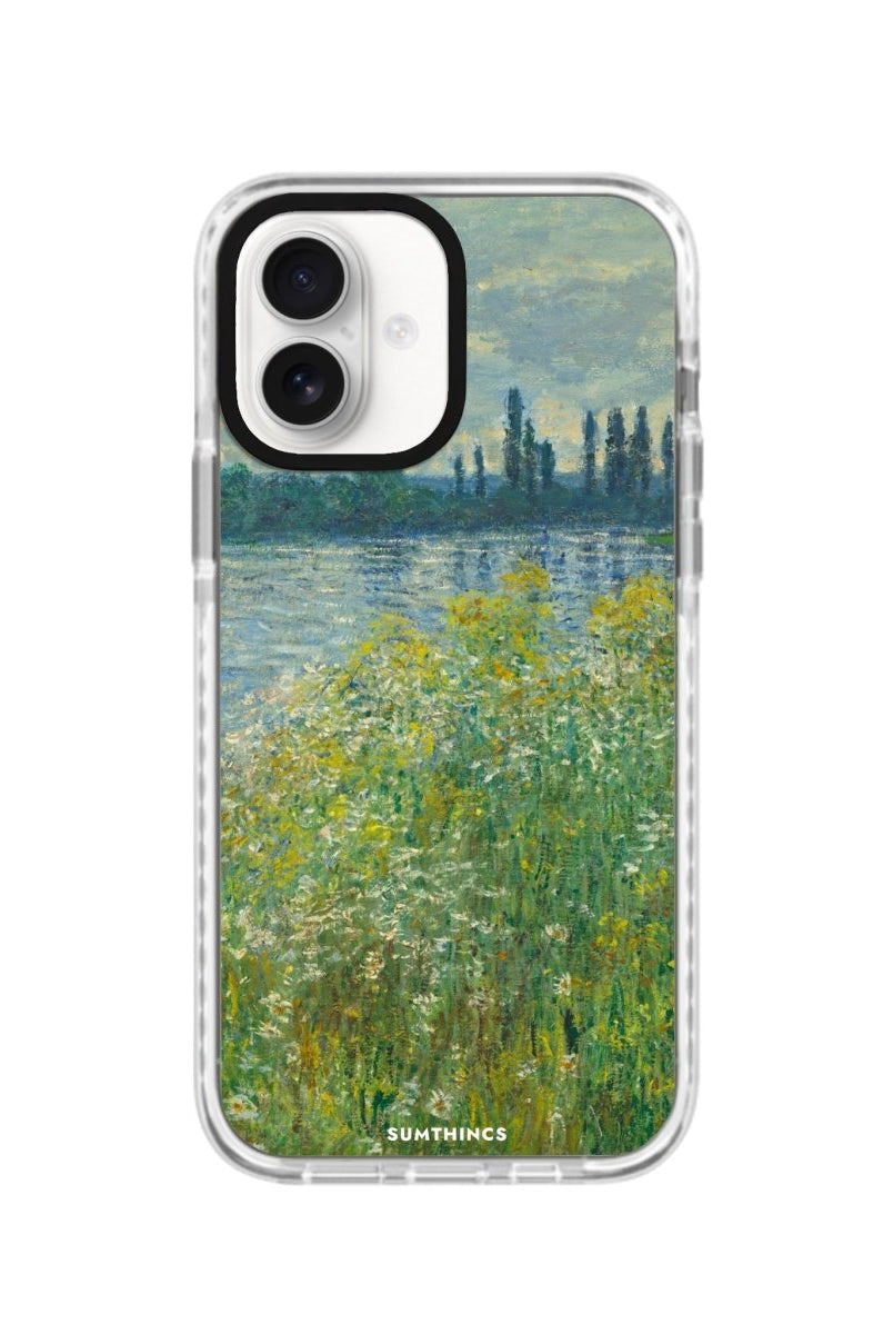 iPhone 16 Banks of the Seine Procase Şeffaf Telefon Kılıfı Beyaz Şeffaf - SUMTHINCS
