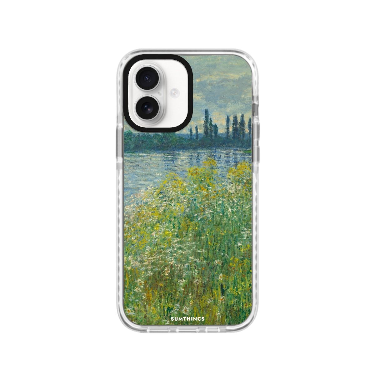 iPhone 16 Banks of the Seine Procase Şeffaf Telefon Kılıfı Beyaz Şeffaf - SUMTHINCS