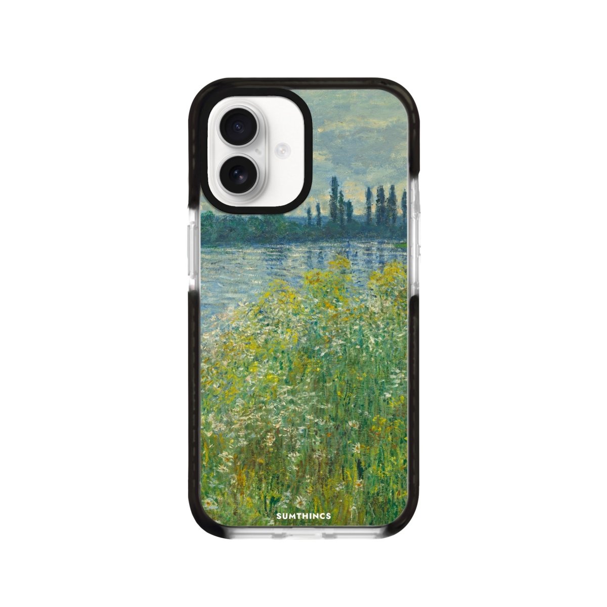 iPhone 16 Banks of the Seine Procase Şeffaf Telefon Kılıfı Siyah Şeffaf - SUMTHINCS