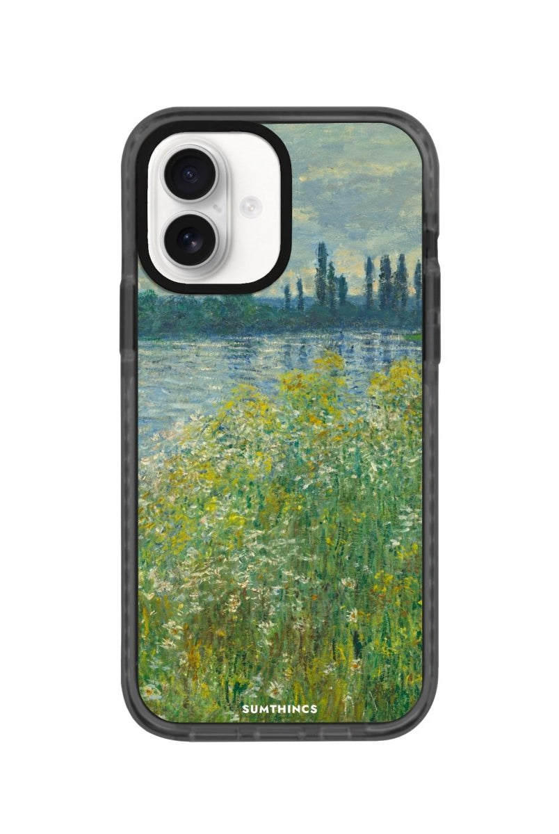 iPhone 16 Banks of the Seine Procase Şeffaf Telefon Kılıfı Antrasit - SUMTHINCS