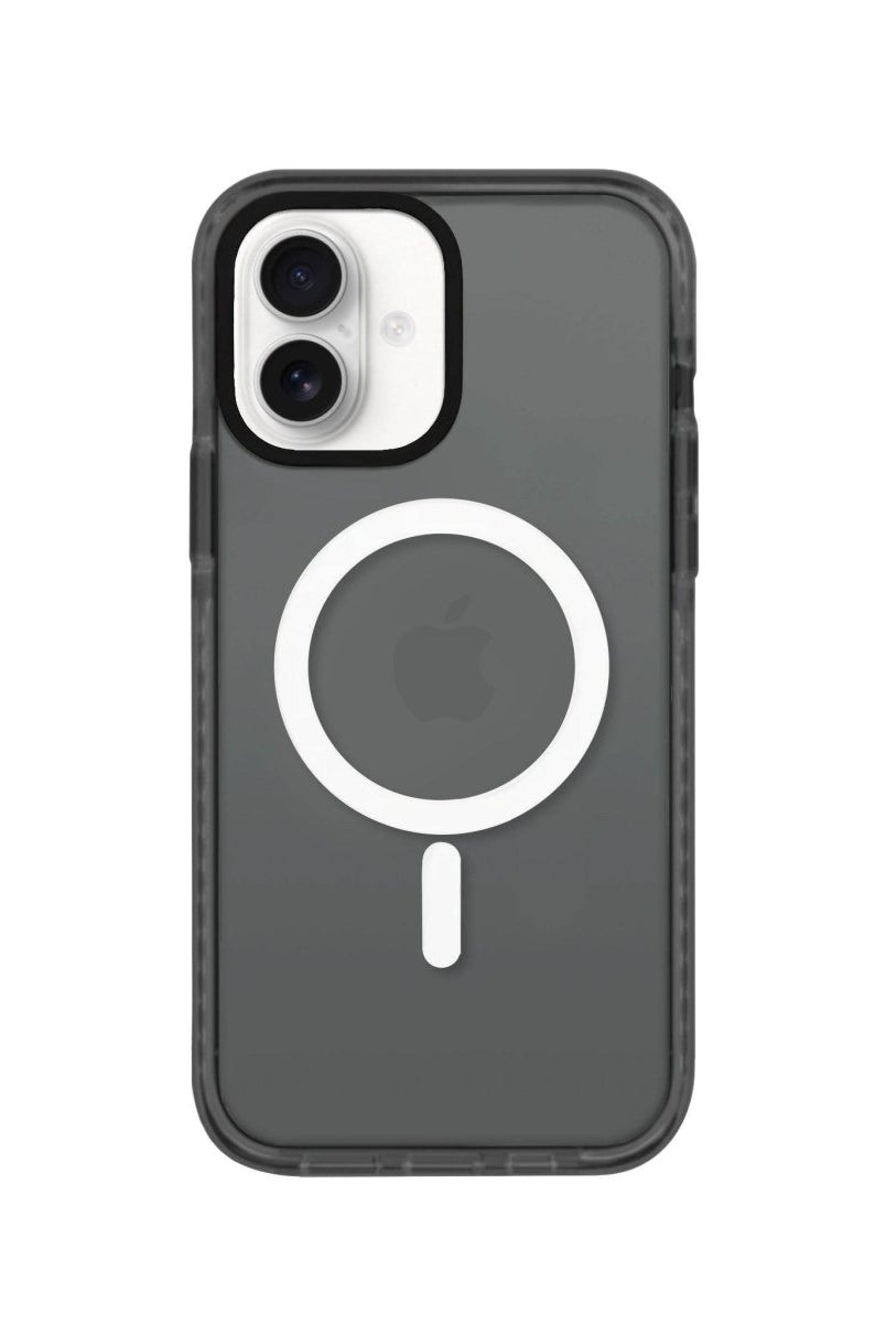 iPhone 16 Basic Magsafe Procase Şeffaf Telefon Kılıfı Antrasit - SUMTHINCS