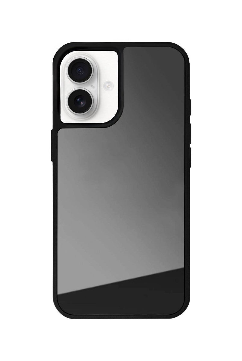 iPhone 16 Basic Mirror Aynalı Telefon Kılıfı Antrasit - SUMTHINCS