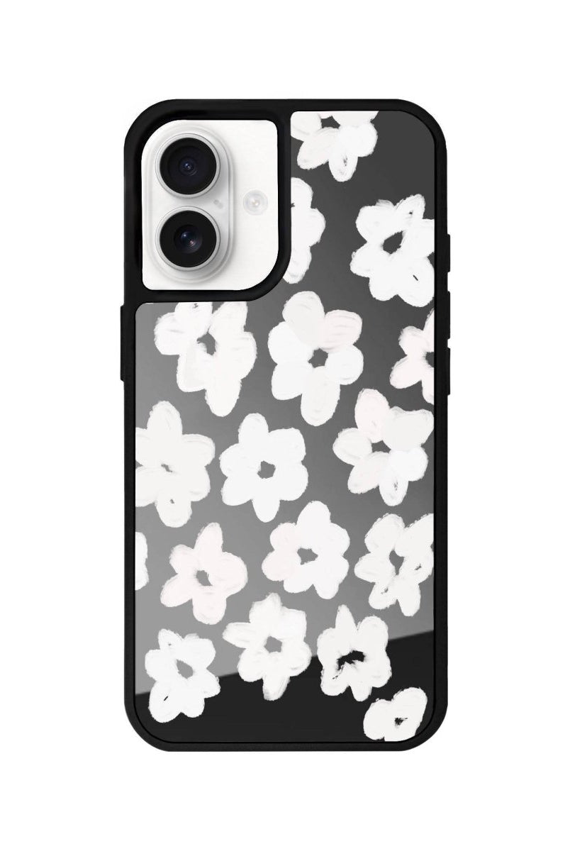 iPhone 16 Blossoms Mirror Aynalı Telefon Kılıfı Antrasit - SUMTHINCS