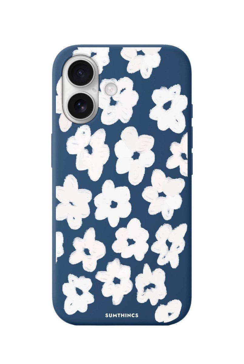 iPhone 16 Blossoms Premium Telefon Kılıfı Pasifik Mavi - SUMTHINCS