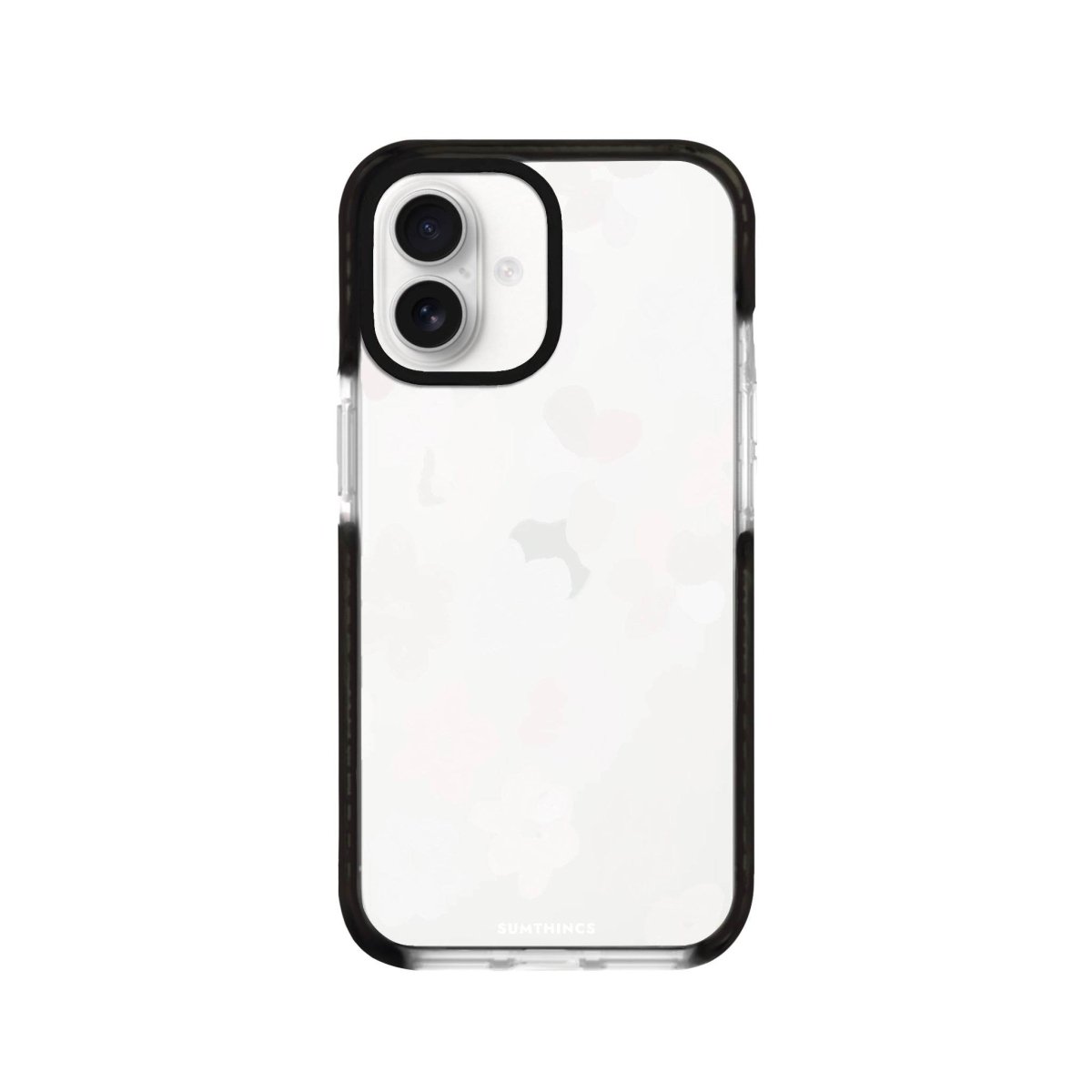 iPhone 16 Blossoms Procase Şeffaf Telefon Kılıfı Siyah Şeffaf - SUMTHINCS