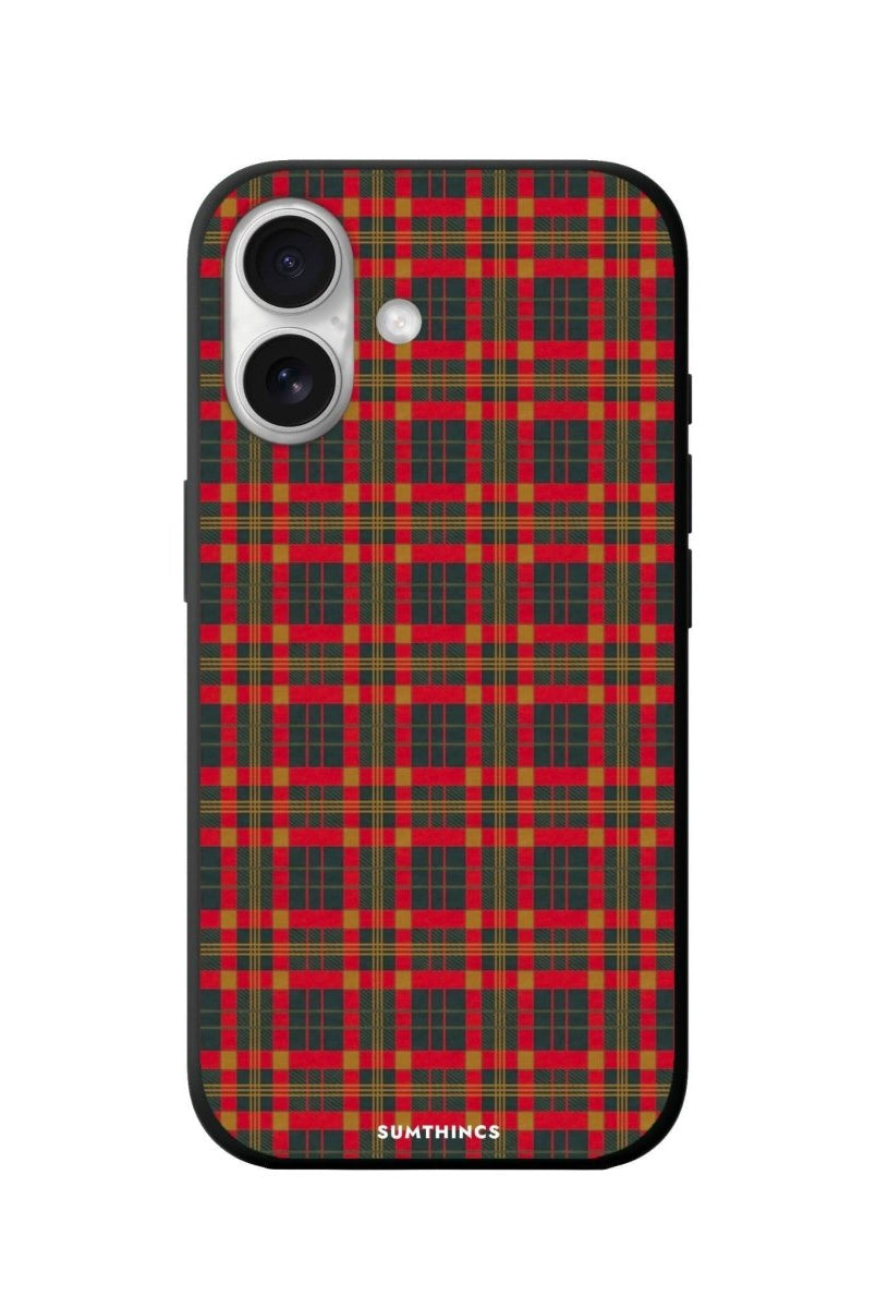 iPhone 16 Christmas Plaid Premium Telefon Kılıfı - SUMTHINCS