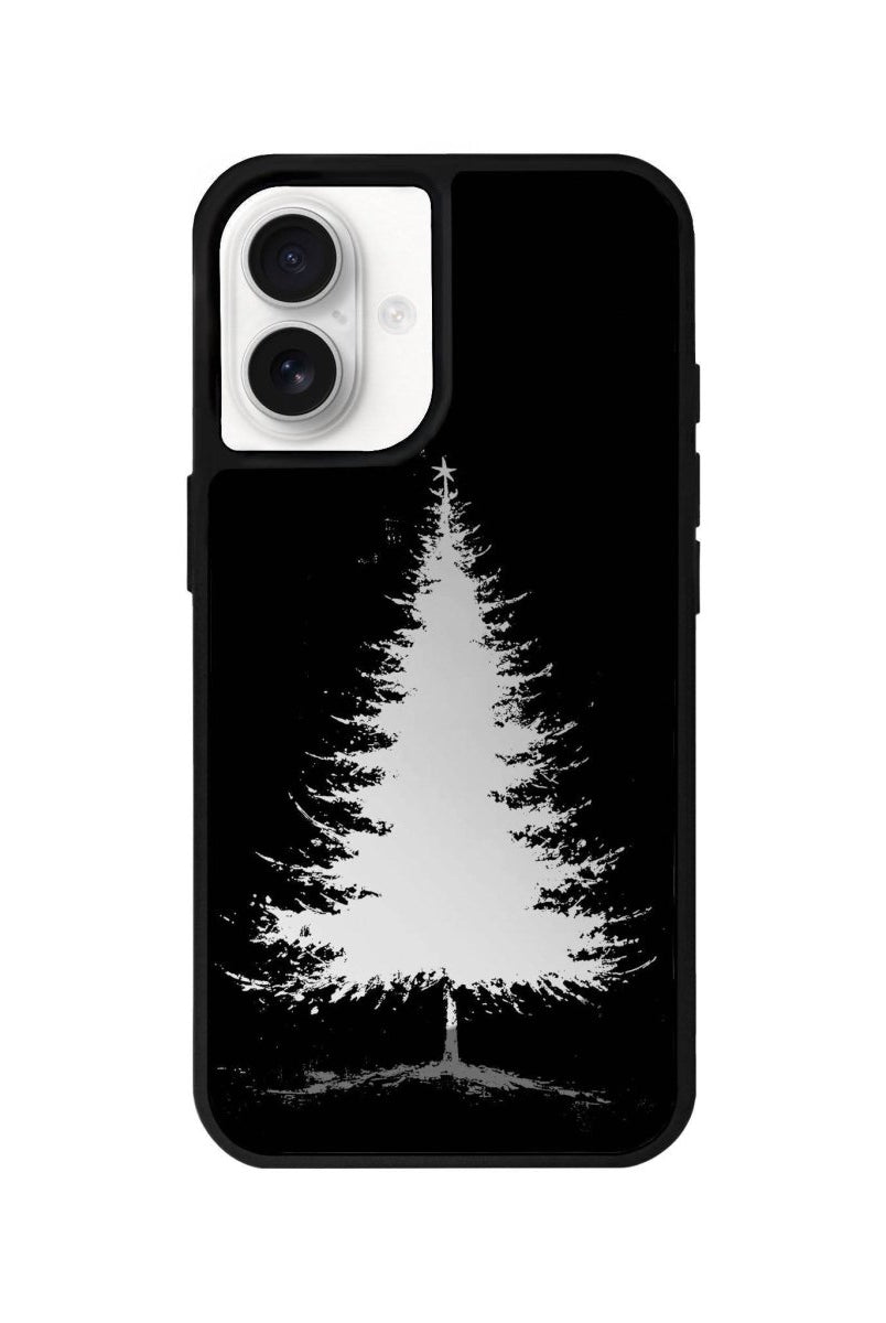 iPhone 16 Christmas Tree Mirror Aynalı Telefon Kılıfı Gümüş - SUMTHINCS