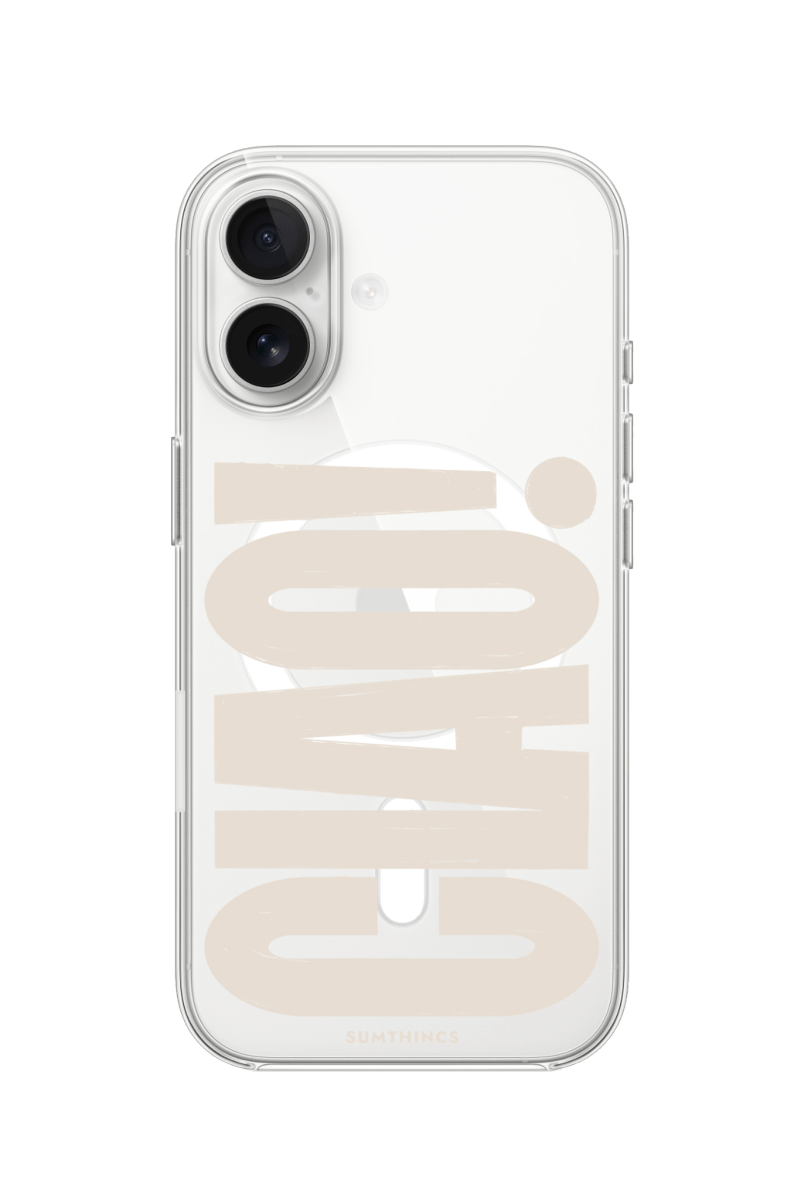 iPhone 16 Ciao Clear Magsafe Telefon Kılıfı - SUMTHINCS