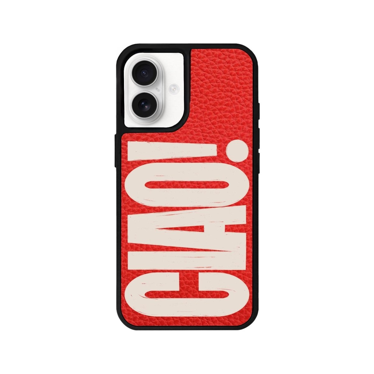 iPhone 16 CIAO! Leather Vegan Deri Telefon Kılıfı Kırmızı - SUMTHINCS