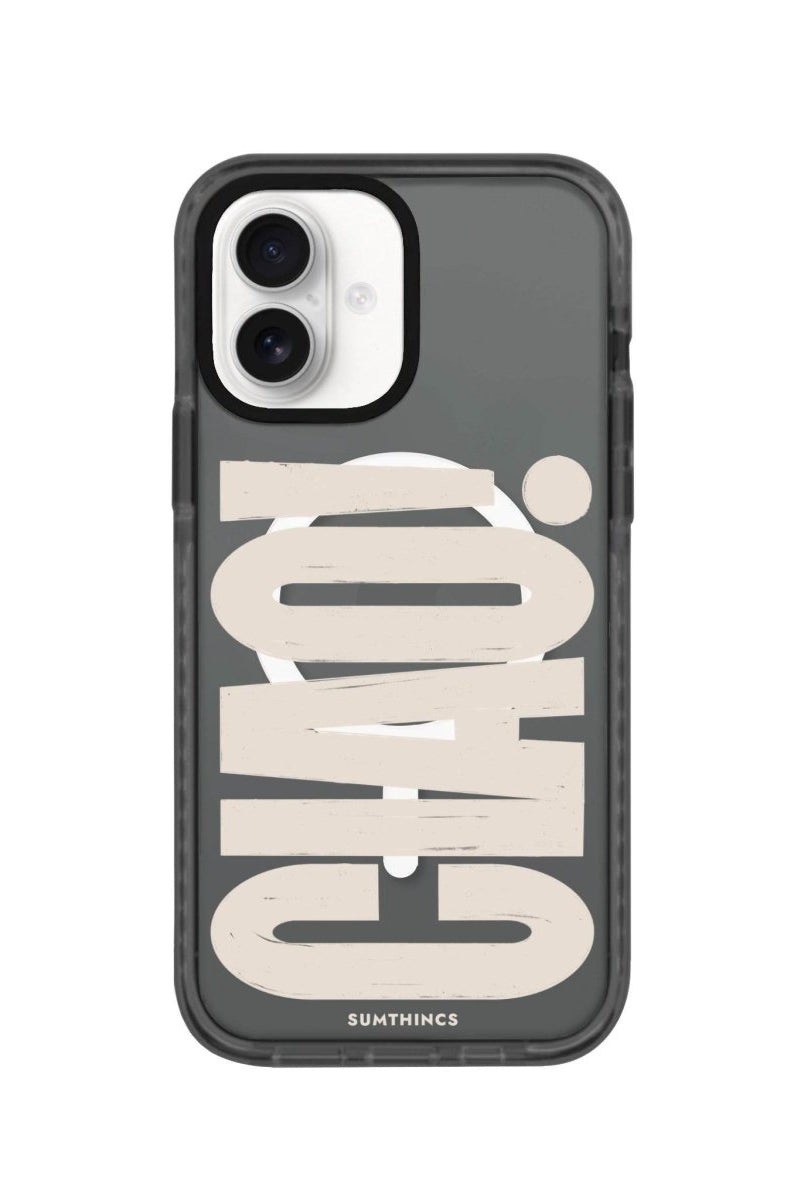 iPhone 16 CIAO! Magsafe Procase Şeffaf Telefon Kılıfı Antrasit - SUMTHINCS