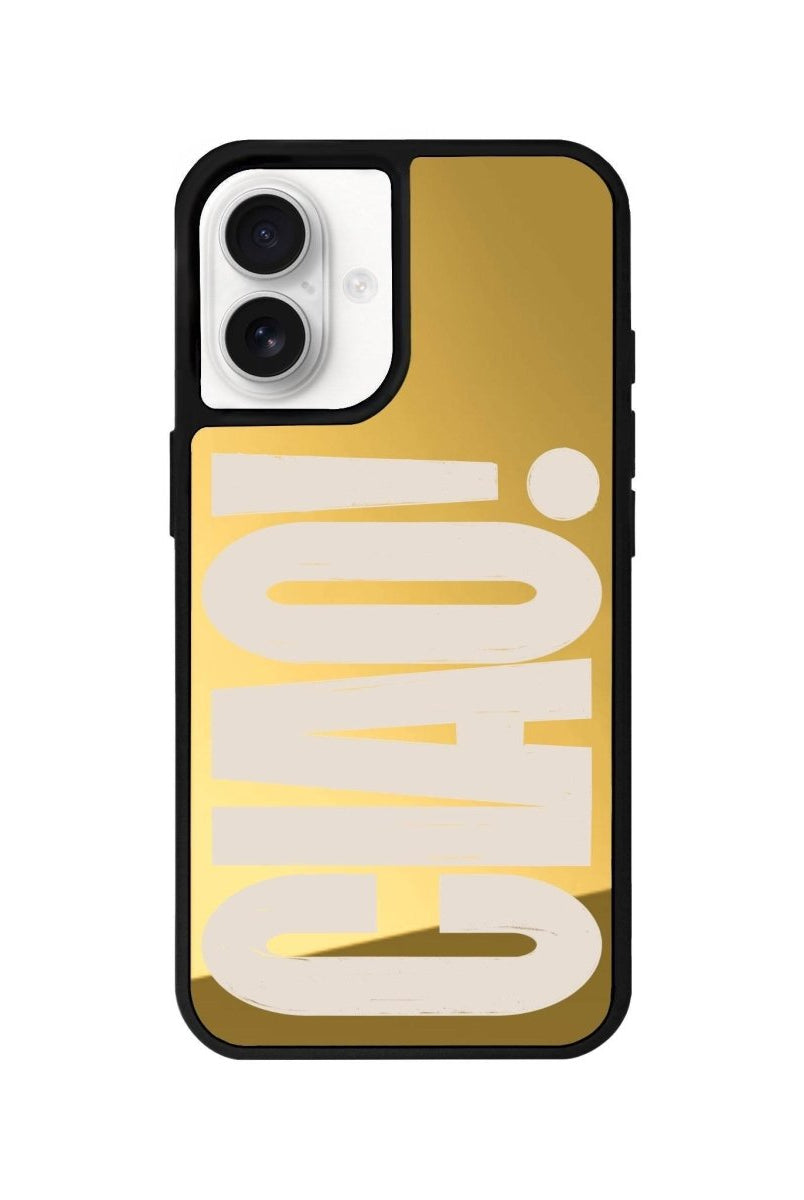 iPhone 16 CIAO! Mirror Aynalı Telefon Kılıfı Altın - SUMTHINCS