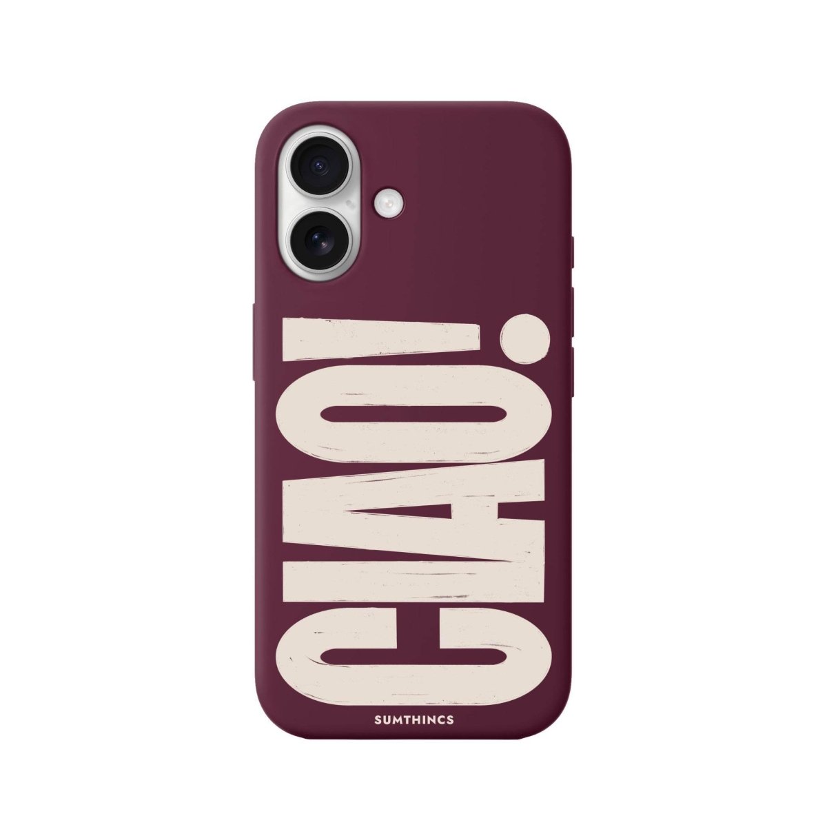 iPhone 16 CIAO! Premium Telefon Kılıfı Bordo - SUMTHINCS