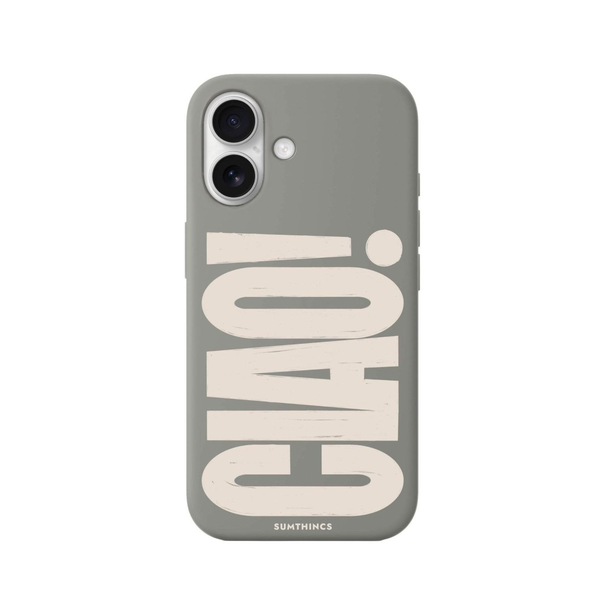 iPhone 16 CIAO! Premium Telefon Kılıfı Gri - SUMTHINCS