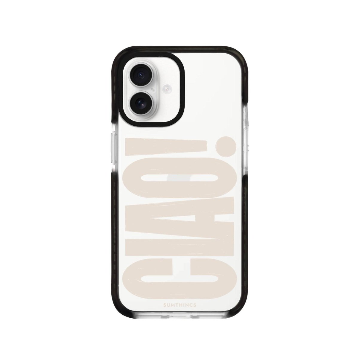 iPhone 16 CIAO! Procase Şeffaf Telefon Kılıfı Siyah Şeffaf - SUMTHINCS