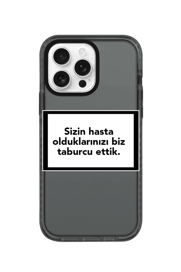 iPhone 16 Custom Quote Kişiye Özel Procase Şeffaf Telefon Kılıfı - SUMTHINCS