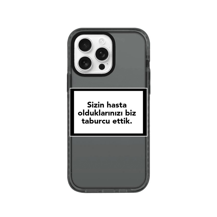 iPhone 16 Custom Quote Kişiye Özel Procase Şeffaf Telefon Kılıfı - SUMTHINCS