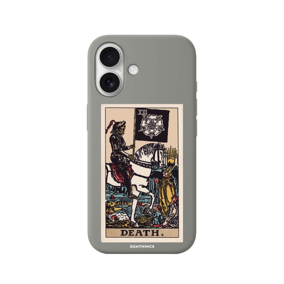 iPhone 16 Death Premium Telefon Kılıfı Gri - SUMTHINCS