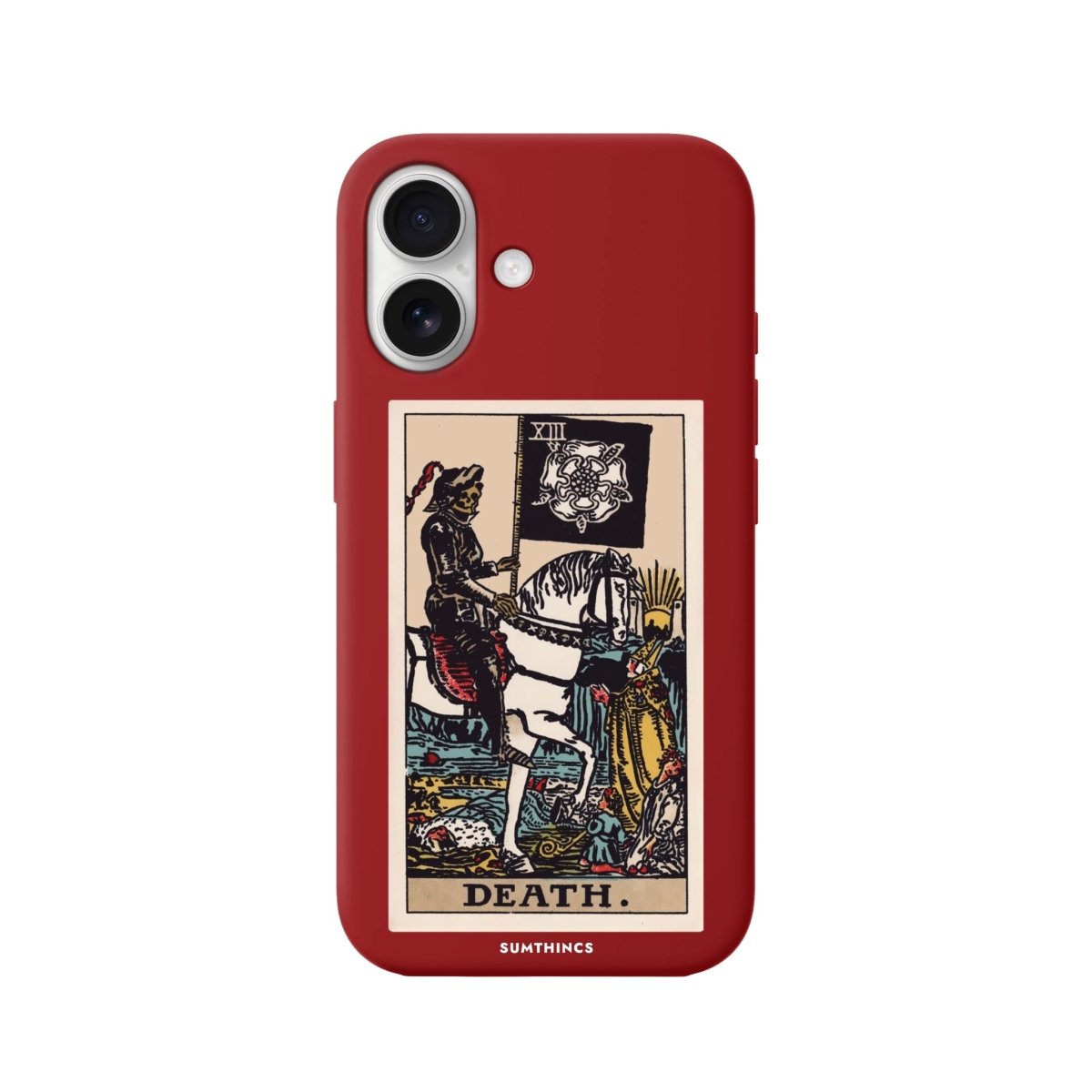 iPhone 16 Death Premium Telefon Kılıfı Kırmızı - SUMTHINCS