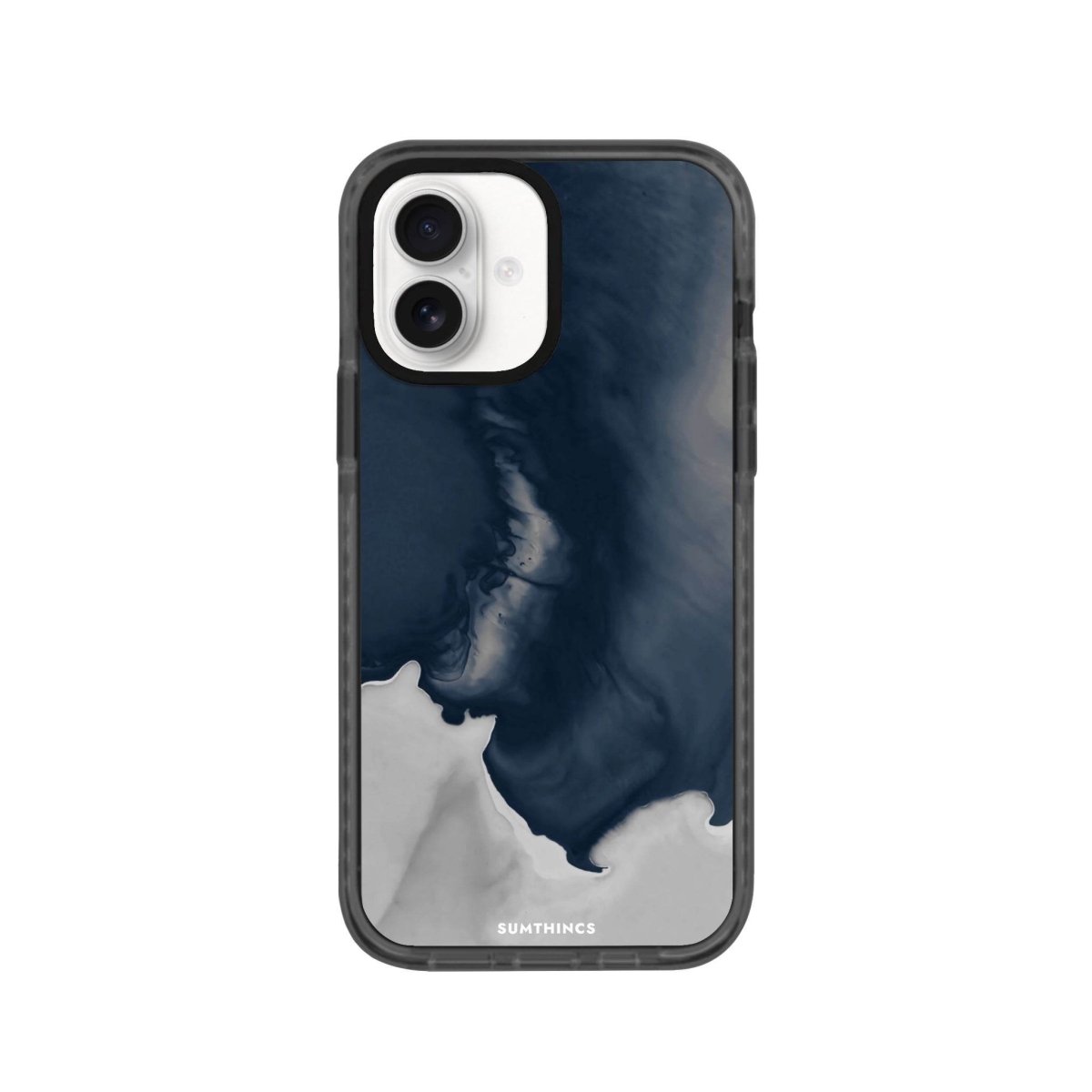 iPhone 16 Deep Procase Şeffaf Telefon Kılıfı Antrasit - SUMTHINCS