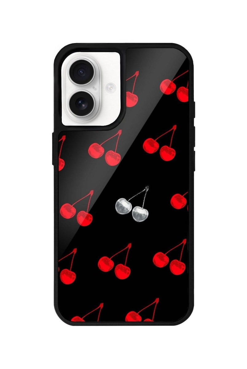 iPhone 16 Disco Cherry Glossy Cam Telefon Kılıfı - SUMTHINCS