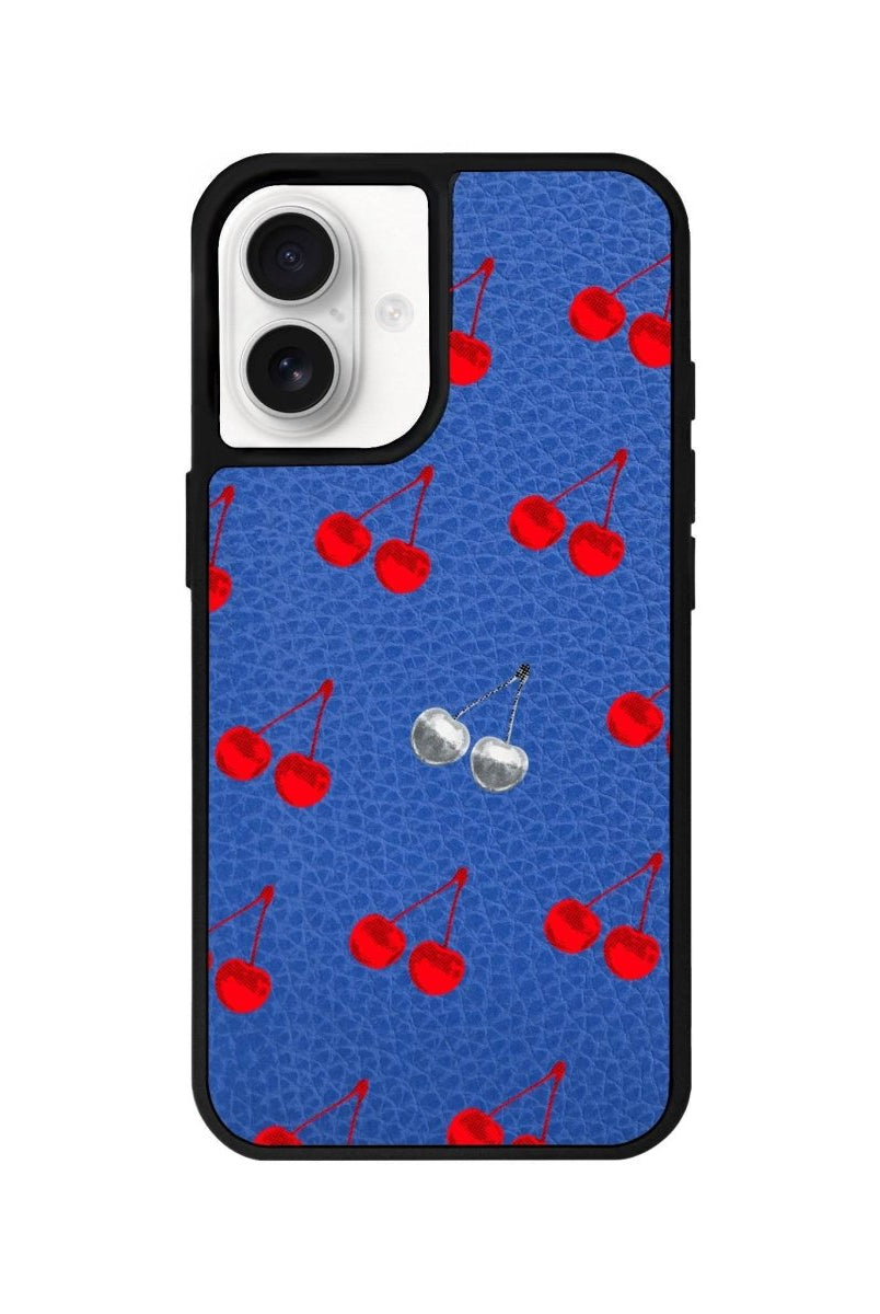 iPhone 16 Disco Cherry Leather Vegan Deri Telefon Kılıfı - SUMTHINCS