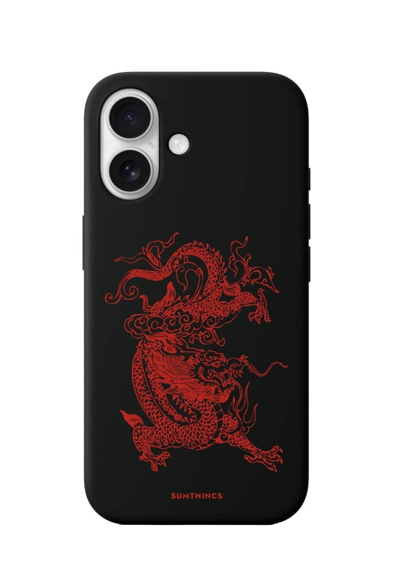 iPhone 16 Dragon Premium Telefon Kılıfı Siyah - SUMTHINCS