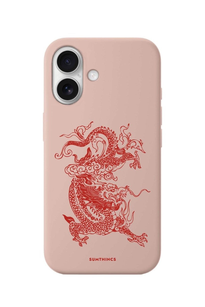 iPhone 16 Dragon Premium Telefon Kılıfı Bej - SUMTHINCS