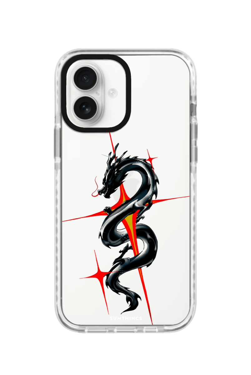 iPhone 16 Dragonflare Procase Şeffaf Telefon Kılıfı Beyaz Şeffaf - SUMTHINCS