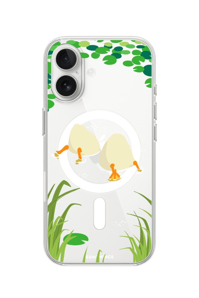 iPhone 16 Ducks Clear Magsafe Telefon Kılıfı - SUMTHINCS