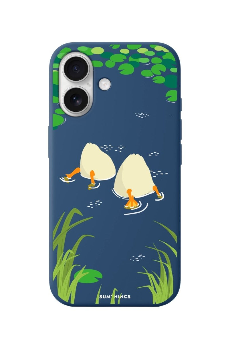 iPhone 16 Ducks Premium Telefon Kılıfı Pasifik Mavi - SUMTHINCS