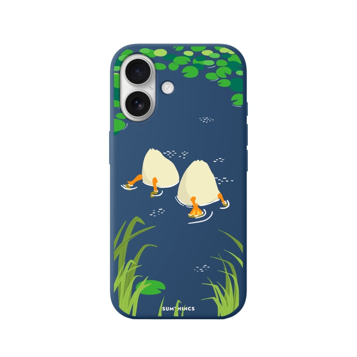 iPhone 16 Ducks Premium Telefon Kılıfı Pasifik Mavi - SUMTHINCS