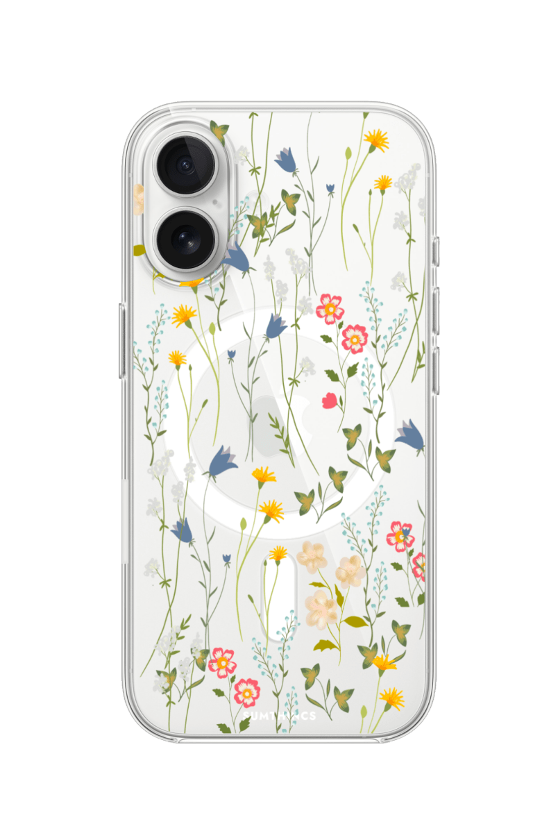 iPhone 16 Eternal Garden Clear Magsafe Şeffaf Telefon Kılıfı - SUMTHINCS