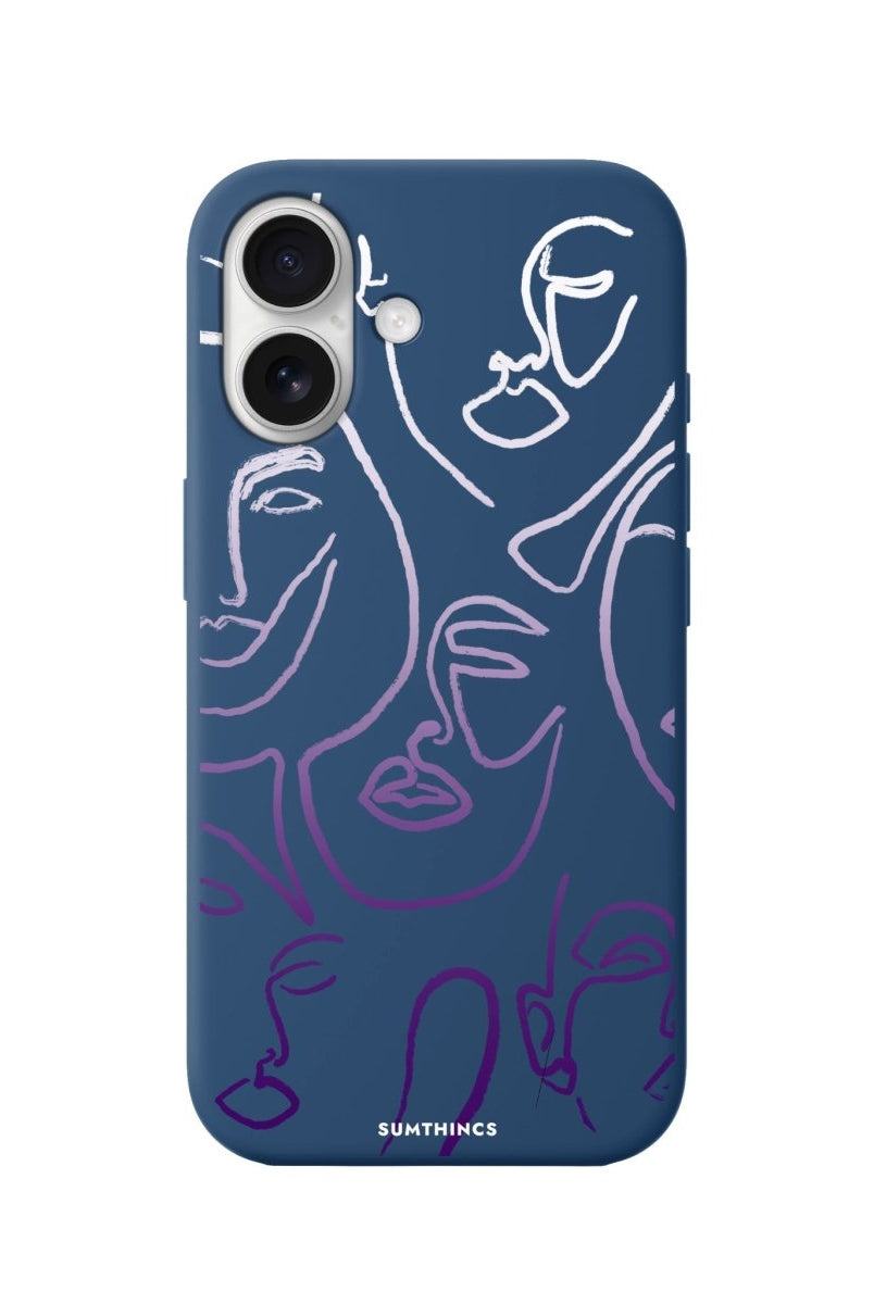 iPhone 16 Faces Premium Telefon Kılıfı Pasifik Mavi - SUMTHINCS