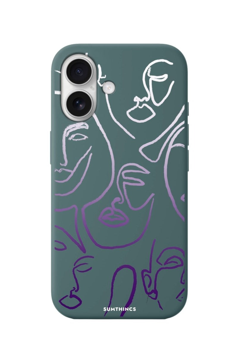 iPhone 16 Faces Premium Telefon Kılıfı Kaktüs Yeşili - SUMTHINCS