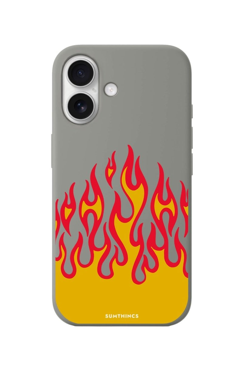 iPhone 16 Flamme Premium Telefon Kılıfı Gri - SUMTHINCS