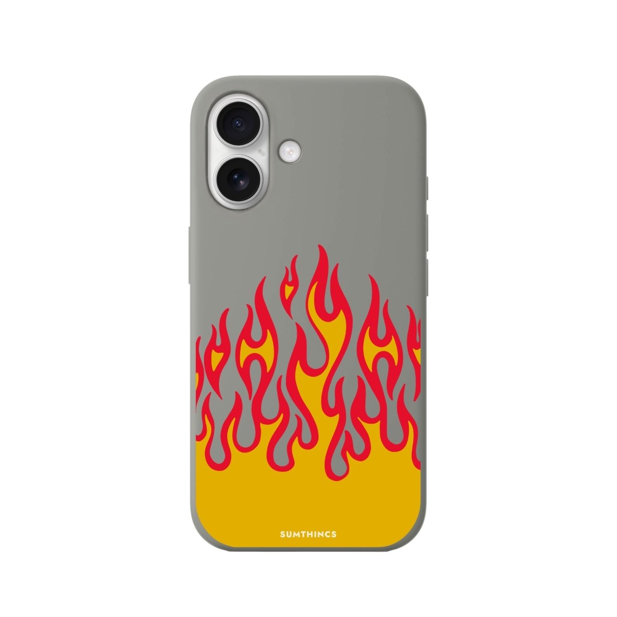 iPhone 16 Flamme Premium Telefon Kılıfı Gri - SUMTHINCS