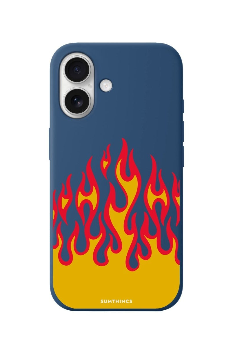 iPhone 16 Flamme Premium Telefon Kılıfı Pasifik Mavi - SUMTHINCS