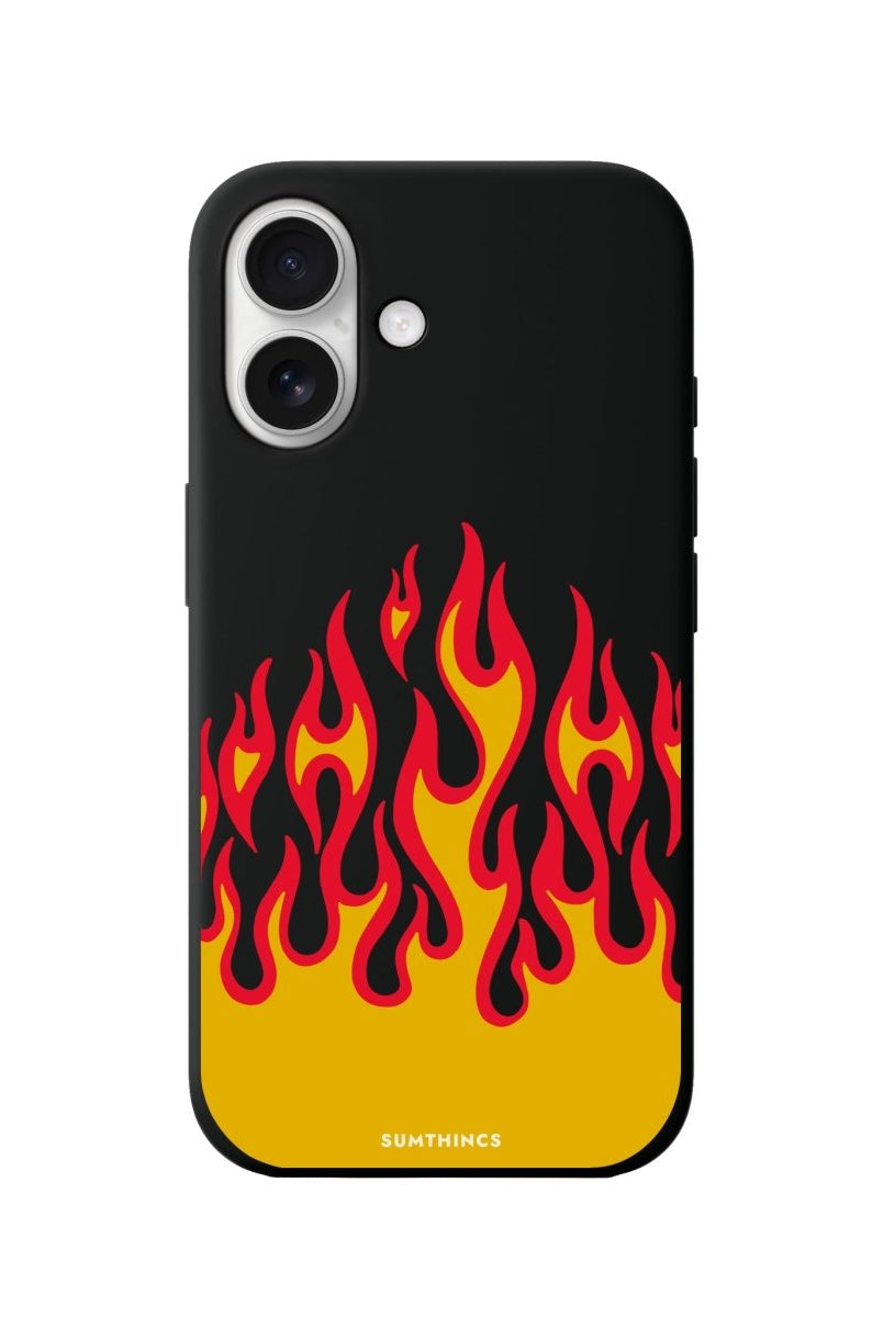iPhone 16 Flamme Premium Telefon Kılıfı Siyah - SUMTHINCS