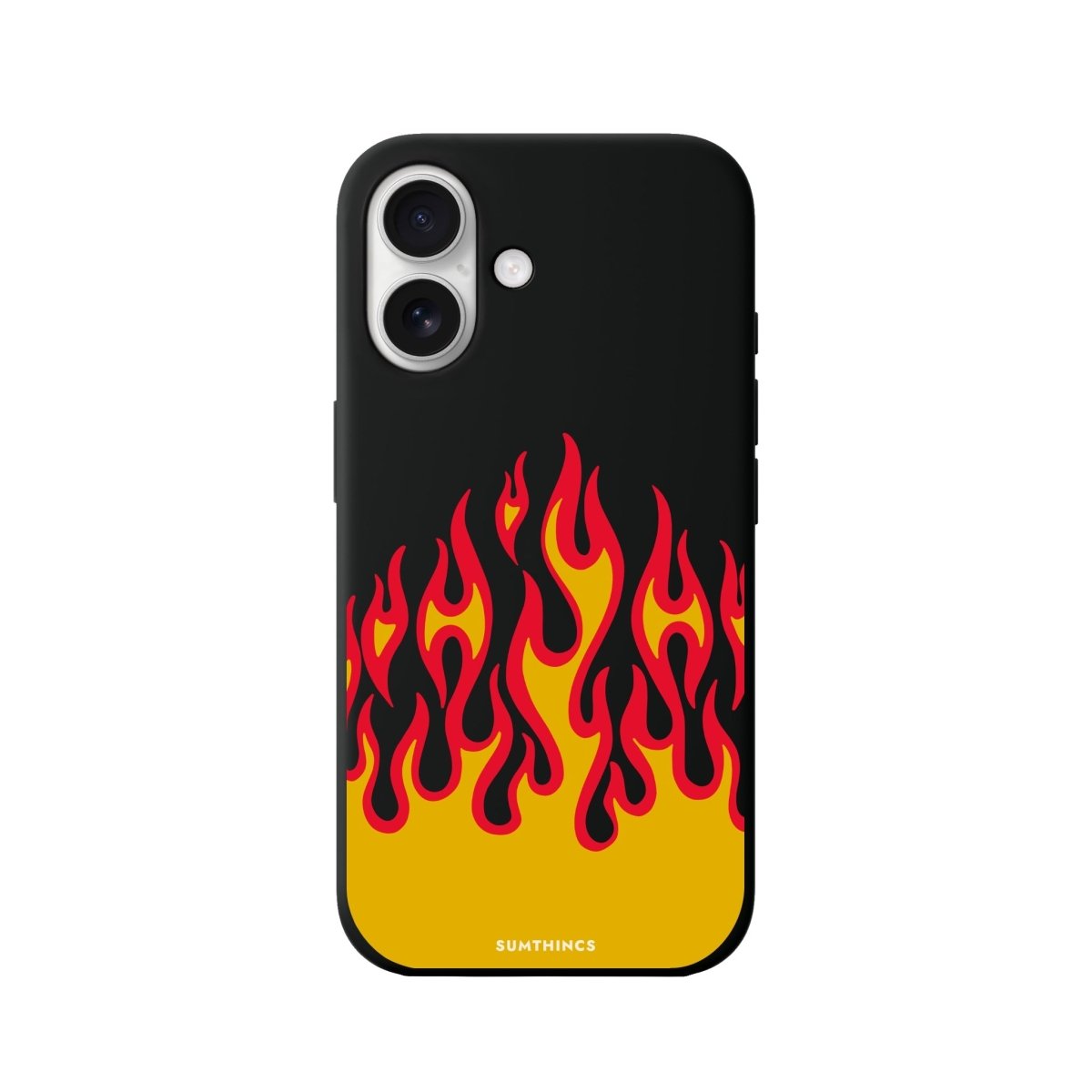 iPhone 16 Flamme Premium Telefon Kılıfı Siyah - SUMTHINCS
