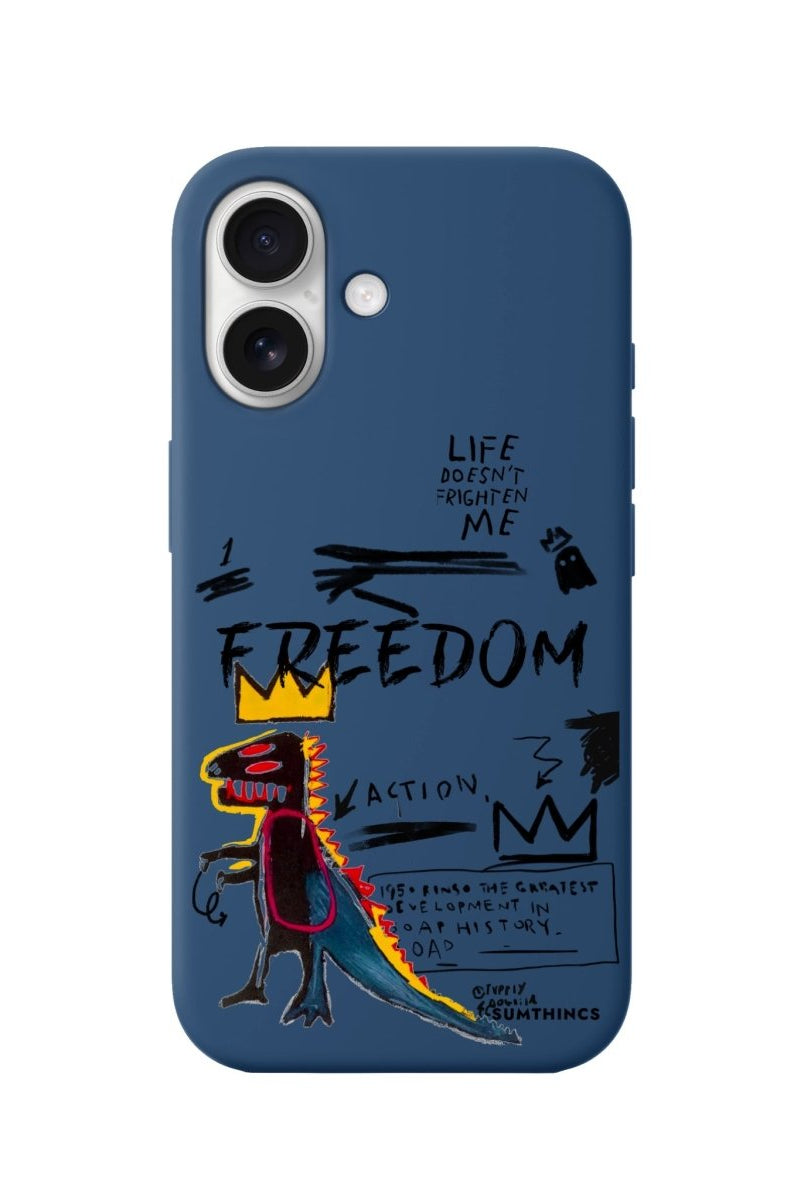 iPhone 16 Freedom Premium Telefon Kılıfı Pasifik Mavi - SUMTHINCS