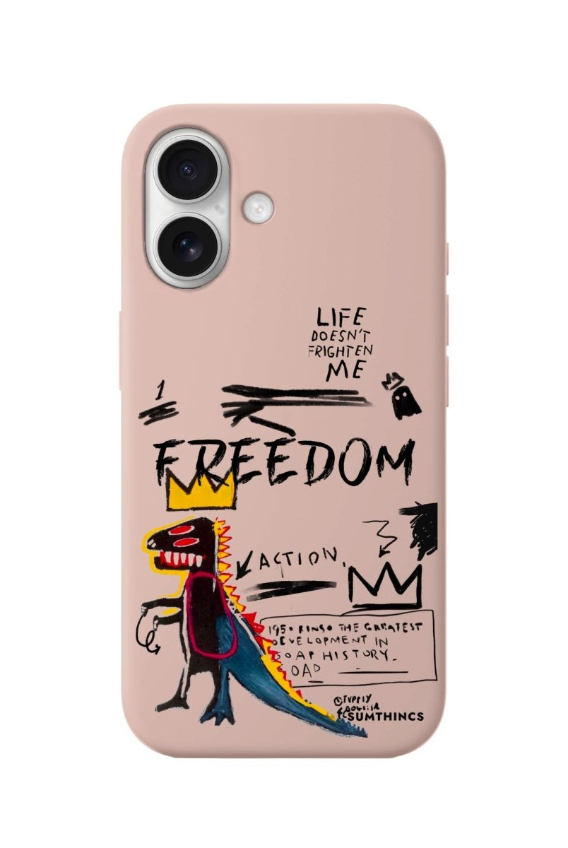 iPhone 16 Freedom Premium Telefon Kılıfı Bej - SUMTHINCS