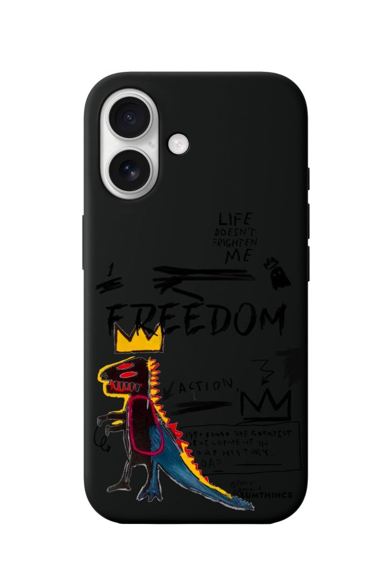 iPhone 16 Freedom Premium Telefon Kılıfı Siyah - SUMTHINCS