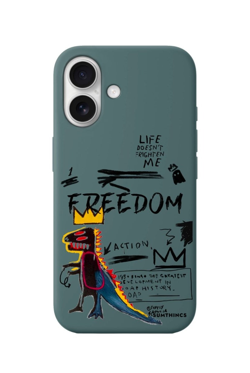 iPhone 16 Freedom Premium Telefon Kılıfı Kaktüs Yeşili - SUMTHINCS