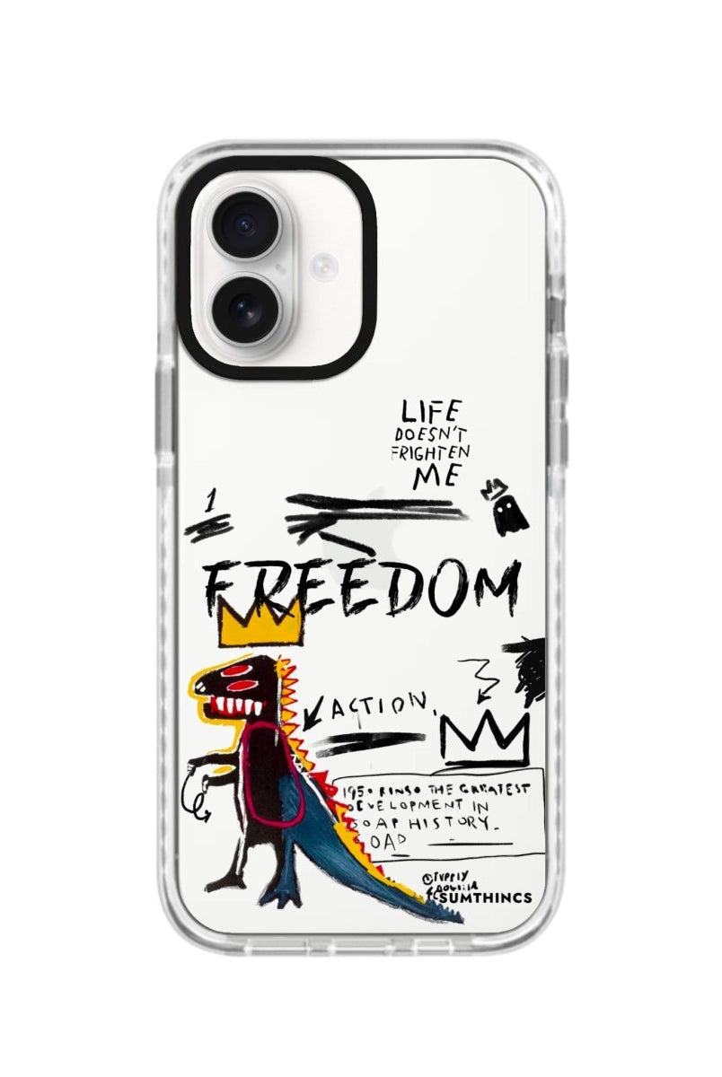 iPhone 16 Freedom Procase Şeffaf Telefon Kılıfı Beyaz Şeffaf - SUMTHINCS