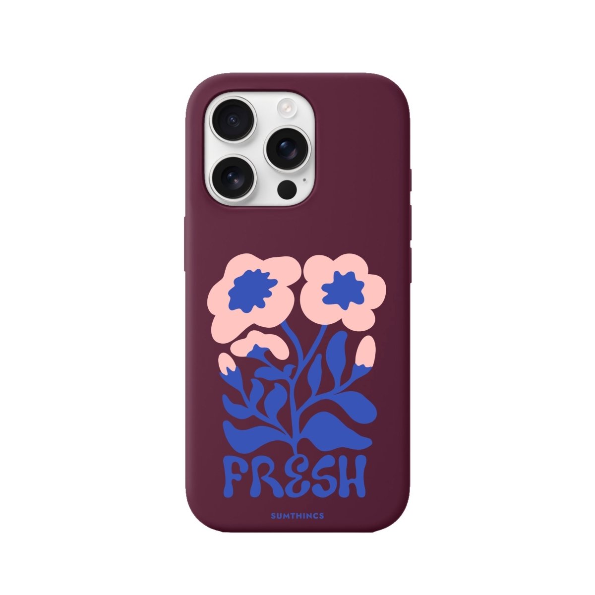 iPhone 16 Fresh Flowers Premium Telefon Kılıfı - SUMTHINCS